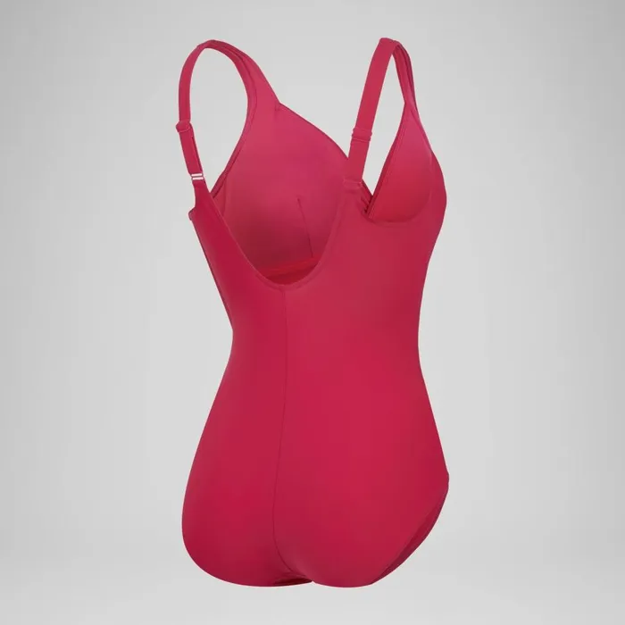 Women BodyShaping Speedo Women039s Shaping Cross Knot Swimsuit Purple