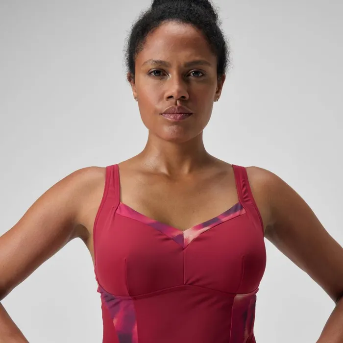 Women BodyShaping Speedo Women039s Shaping Printed LunaElustre Swimsuit RedPurple Women BodyShaping Speedo Women039s Shaping Printed LunaElustre Swimsuit RedPurple