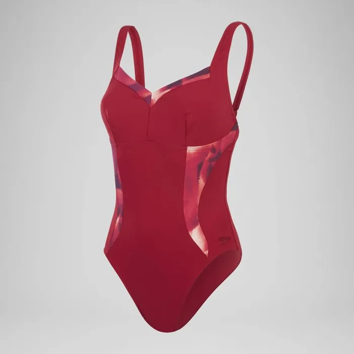 Women BodyShaping Speedo Women039s Shaping Printed LunaElustre Swimsuit RedPurple Women BodyShaping Speedo Women039s Shaping Printed LunaElustre Swimsuit RedPurple