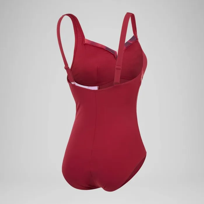 Women BodyShaping Speedo Women039s Shaping Printed LunaElustre Swimsuit RedPurple Women BodyShaping Speedo Women039s Shaping Printed LunaElustre Swimsuit RedPurple
