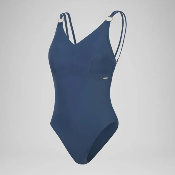 Women BodyShaping Speedo Women039s Shaping Strappy Swimsuit Navy