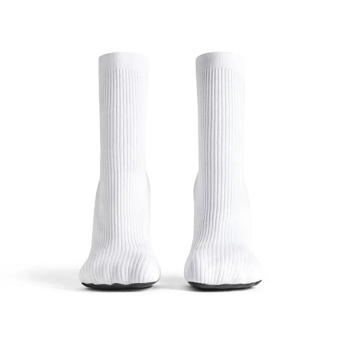 Women Boots and Ankle Boots Balenciaga Anatomic 110mm Bootie In Off White