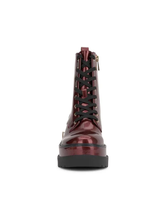 Women Boots and Booties Jessica Simpson Imelda Combat Boot In Oxblood