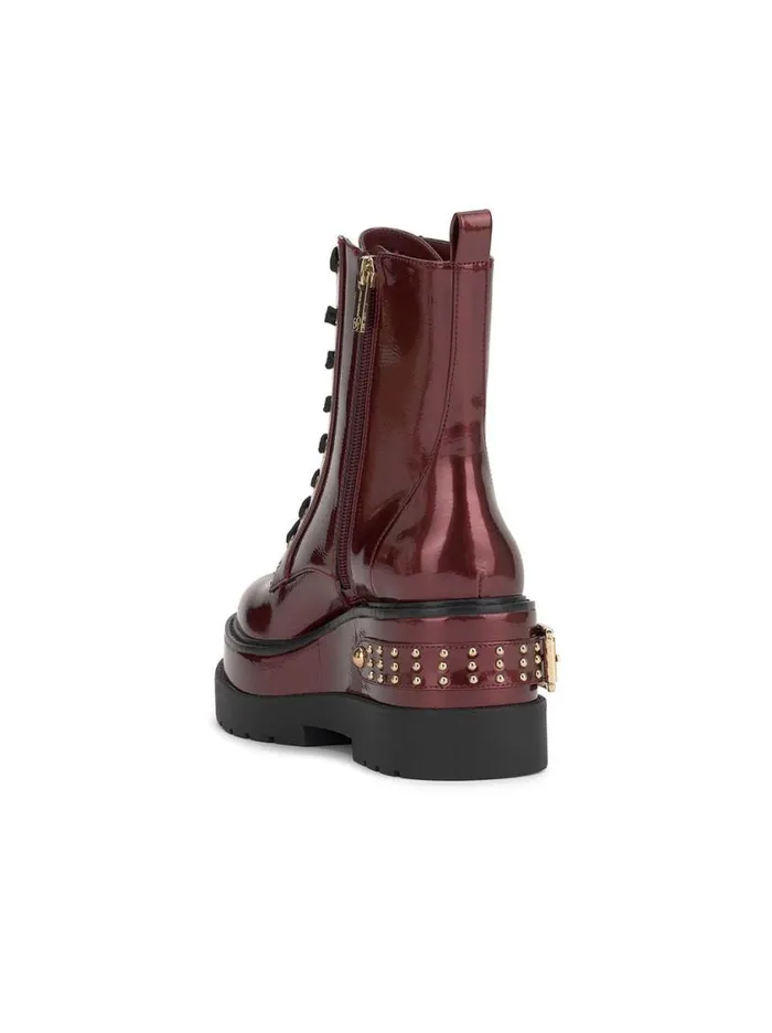 Women Boots and Booties Jessica Simpson Imelda Combat Boot In Oxblood