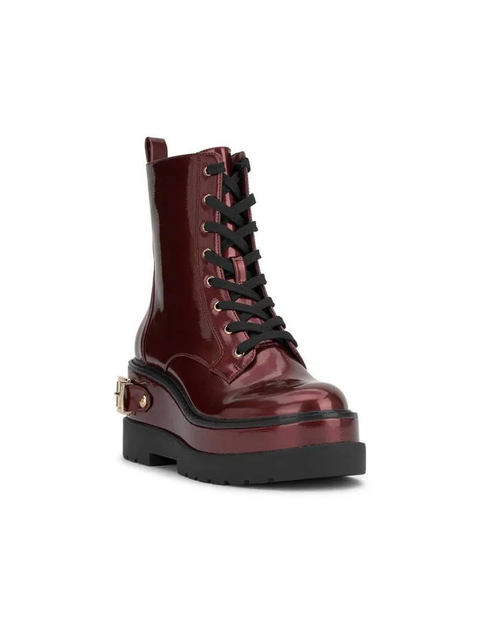 Women Boots and Booties Jessica Simpson Imelda Combat Boot In Oxblood