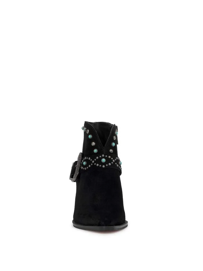 Women Boots and Booties Jessica Simpson Pivvy Western Buckle Bootie In Black