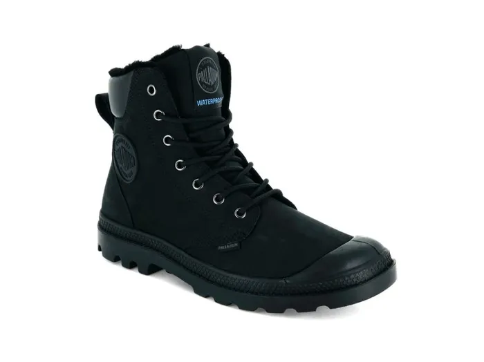Women Boots PALLADIUM PAMPA SPORT CUFF WPS Blackblack Women Boots PALLADIUM PAMPA SPORT CUFF WPS Blackblack