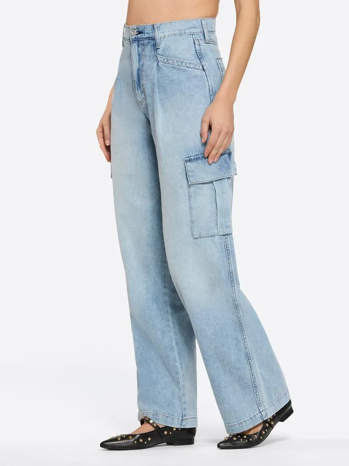 Women Bottoms Jessica Simpson Jenna Cargo Pants In Valley Sky