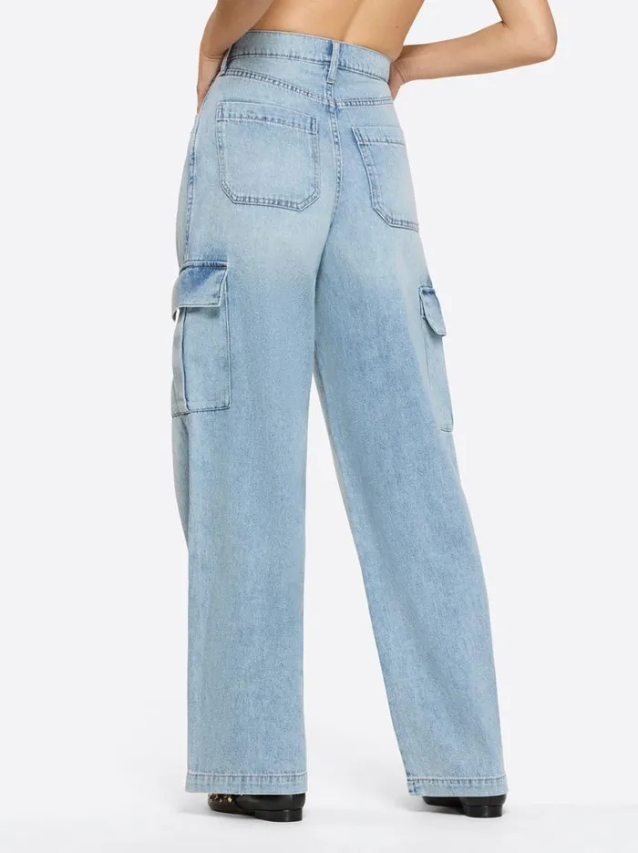Women Bottoms Jessica Simpson Jenna Cargo Pants In Valley Sky
