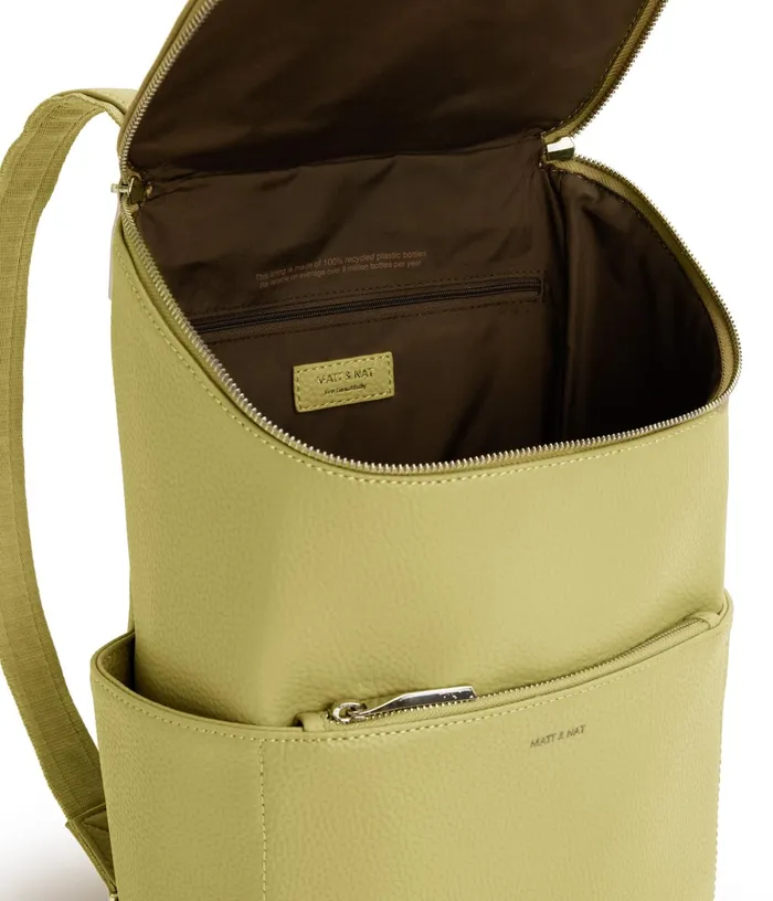 Women Brave Vegan Backpack 8211 Purity Pear Matt and Nat Diaper Bags