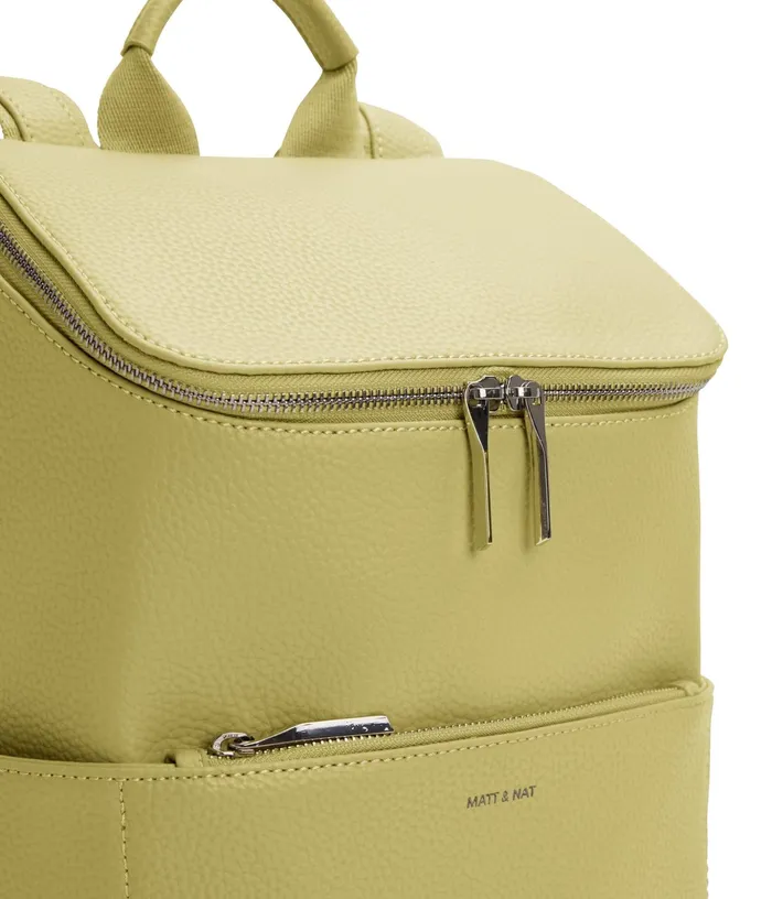 Women Brave Vegan Backpack 8211 Purity Pear Matt and Nat Diaper Bags
