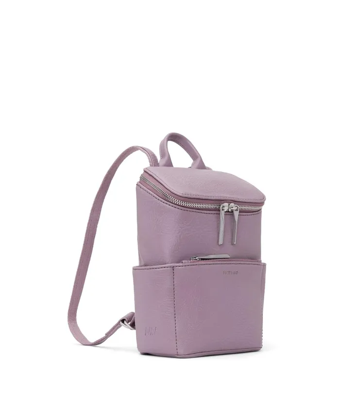 Women Brave Vegan Mini Backpack 8211 Dwell Amethyst Matt and Nat Backpacks