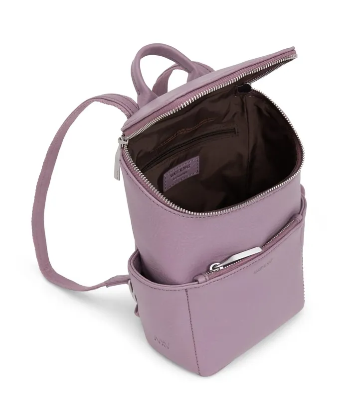 Women Brave Vegan Mini Backpack 8211 Dwell Amethyst Matt and Nat Backpacks