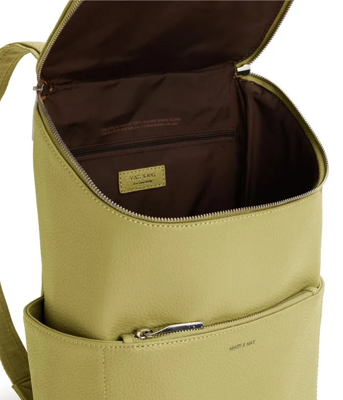 Women Bravesm Small Vegan Backpack 8211 Purity Pear Matt and Nat Backpacks