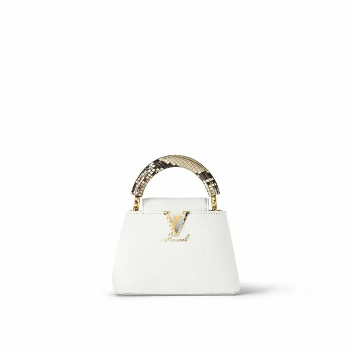 Women Capucines Bag Louis Vuitton Louis Vuitton N98477 Capucines Mini Python Snow White 8211 Louis Vuitton Handbag Store Women Capucines Bag Louis Vuitton Louis Vuitton N98477 Capucines Mini Python Snow White 8211 Louis Vuitton Handbag Store