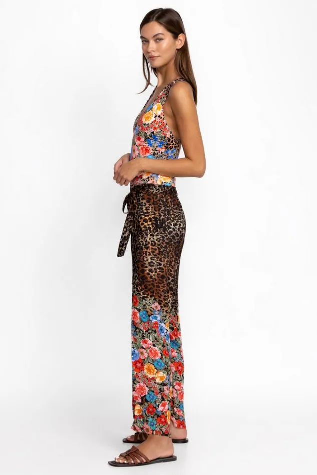 Women CHEETAH WRAP PANT Multi Johnny Was Swim and Resort Women CHEETAH WRAP PANT Multi Johnny Was Swim and Resort