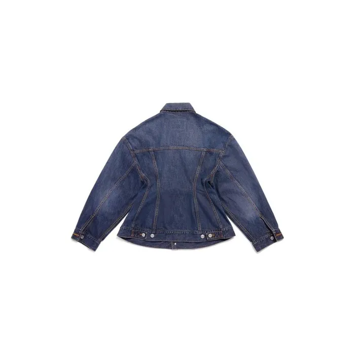 Women Coats and Jackets Balenciaga Hourglass Jacket In Dark Blue