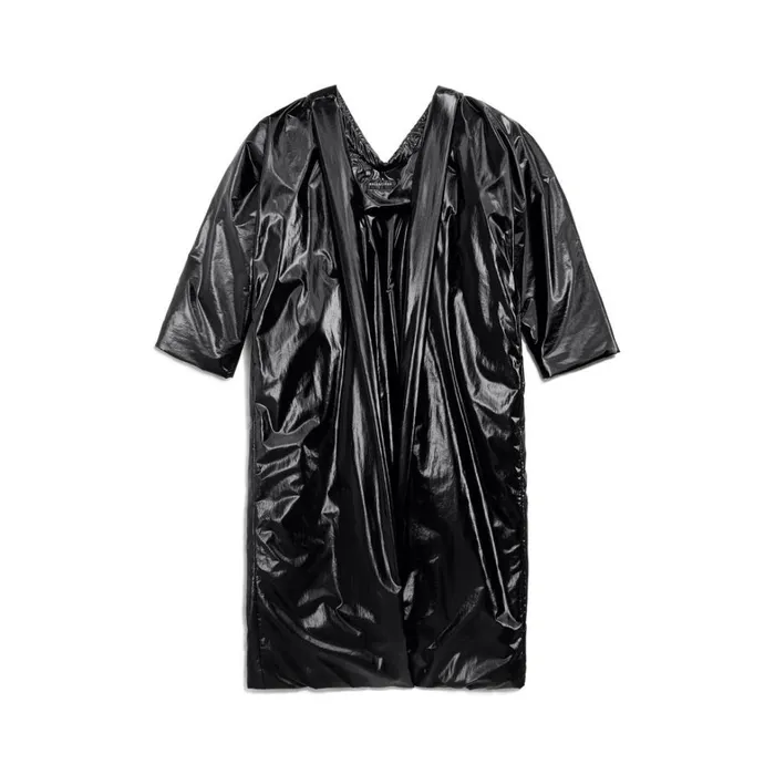 Women Coats and Jackets Balenciaga Swing Cb Coat In Black