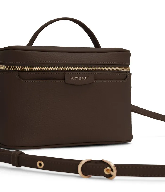 Women Cortney Vegan Crossbody Bag 8211 Purity Chocolate Matt and Nat Crossbody