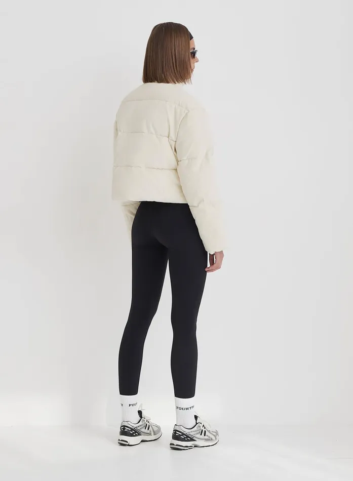 Women Cream Corduroy Jacket Arna 4th and Reckless Athleisure