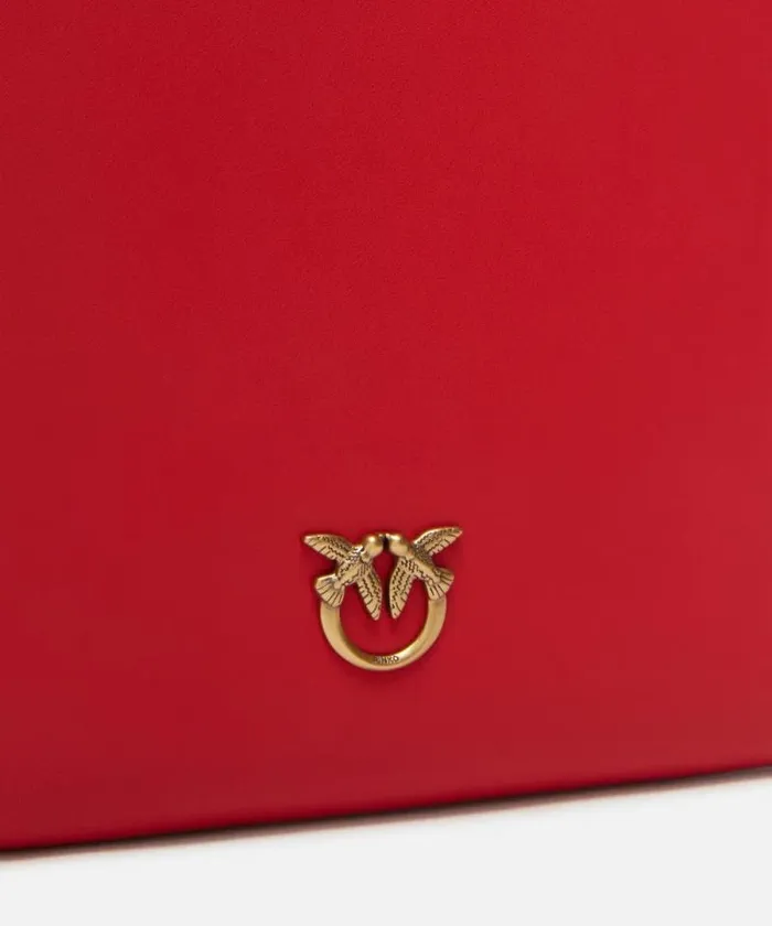 Women Crossbody Bags Pinko Classic Flat Love Bag Simply Redantiquegold