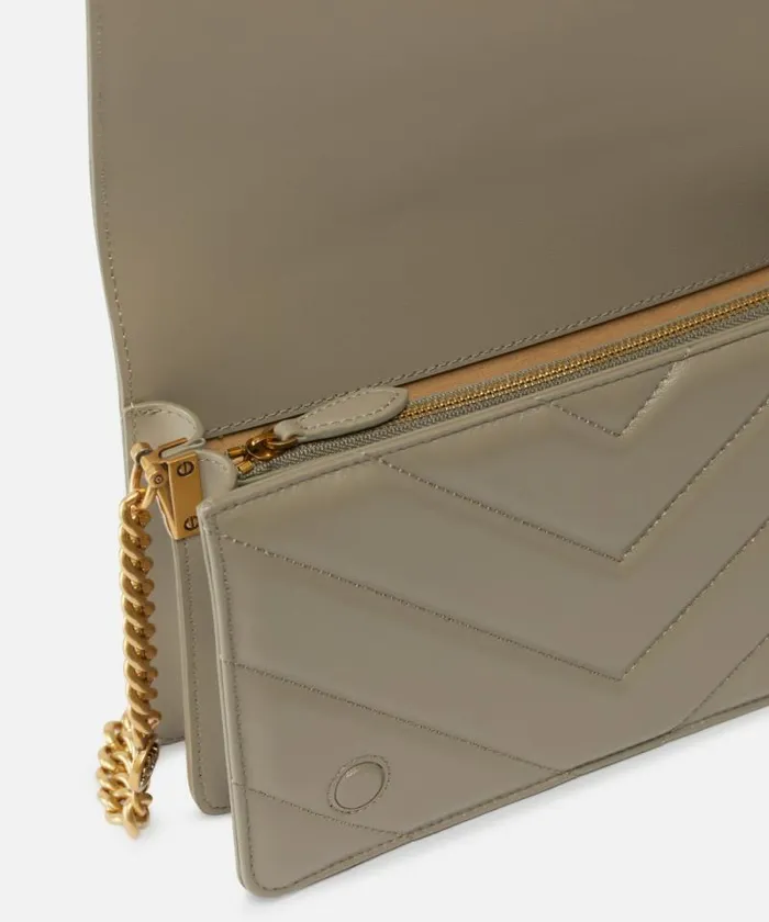 Women Crossbody Bags Pinko Classic LoveBag Click Big Chevron Walnutantique Gold Women Crossbody Bags Pinko Classic LoveBag Click Big Chevron Walnutantique Gold