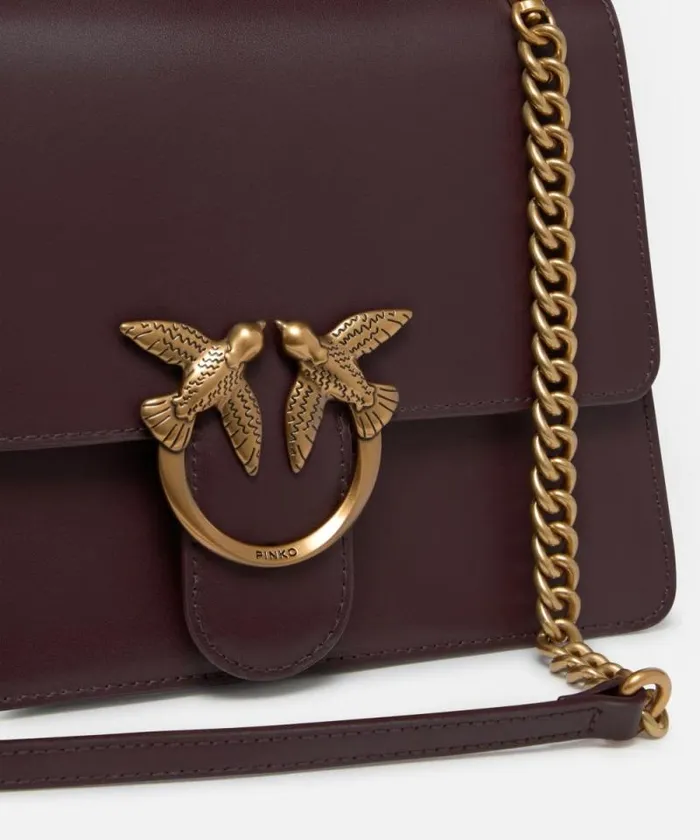 Women Crossbody Bags Pinko Classic Love Bag One Top Handle Light Simply Catawba Grapeantiquegold Women Crossbody Bags Pinko Classic Love Bag One Top Handle Light Simply Catawba Grapeantiquegold