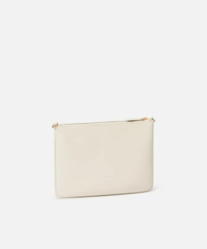 Women Crossbody Bags Pinko Small Quilted Nappa Leather Envelope Bag Whitewhiteantique Gold Women Crossbody Bags Pinko Small Quilted Nappa Leather Envelope Bag Whitewhiteantique Gold