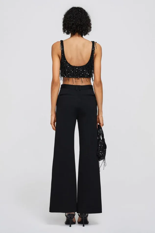 Women Dover Pant Black Jonathan Simkhai Pants and Bottoms