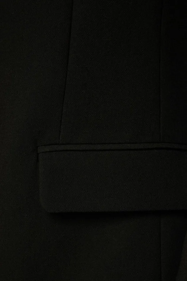 Women Dynamite Blazers and Vests Adeline Single Breasted Blazer Black