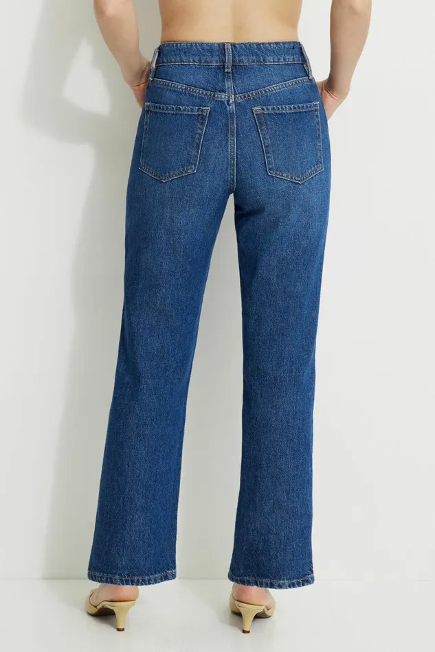 Women Dynamite Jeans and Denim Justina Straight Jeans Blue