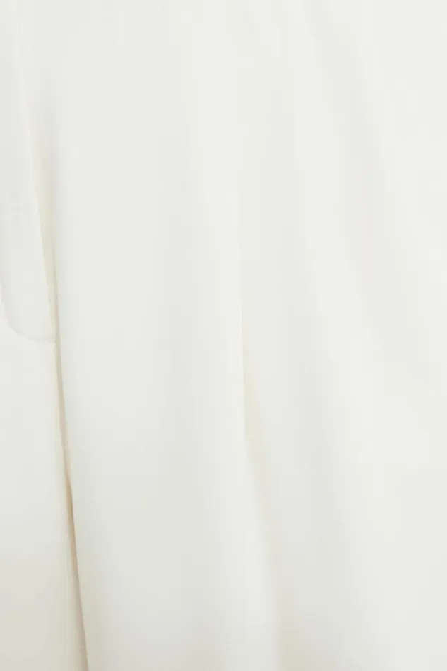 Women Dynamite Pants Fluid Wide Leg Pants BEIGE