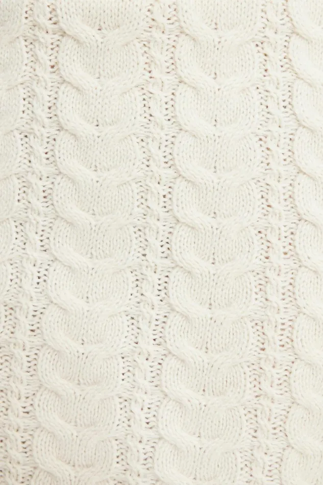 Women Dynamite Skirts and Skorts Cable Knit Mini Skirt Beige