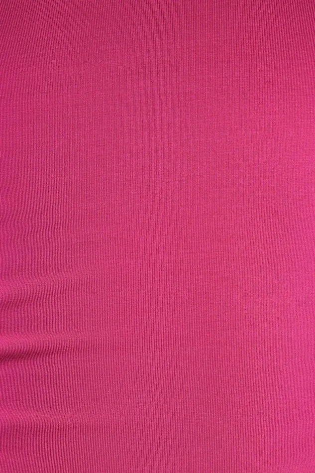 Women Dynamite Tops Drea Jersey Crewneck T Shirt Pink