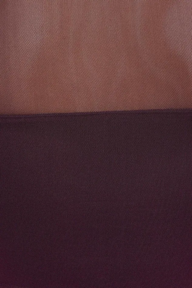 Women Dynamite Tops Shirred Long Sleeve Bolero Top Burgundy