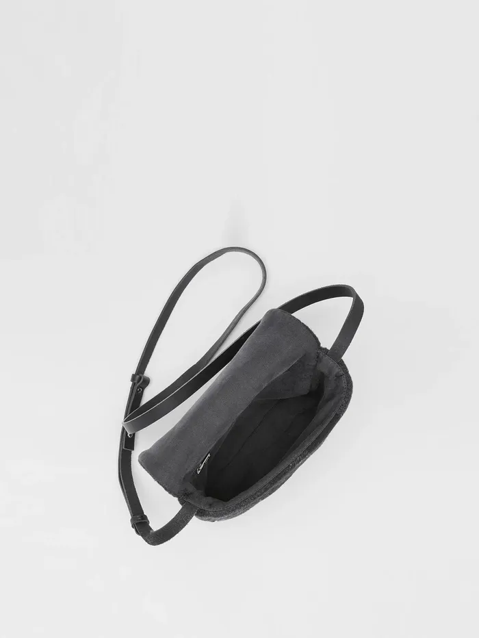 Women Eileen Fisher Accessories Waste No MoreCrossbody Bag Charcoal