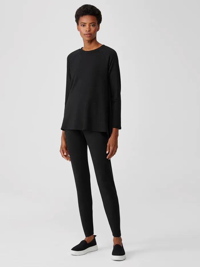 Women Eileen Fisher Pants Shorts and Jumpsuits Cozy Brushed Terry Hug HighWaisted Leggings Black Women Eileen Fisher Pants Shorts and Jumpsuits Cozy Brushed Terry Hug HighWaisted Leggings Black