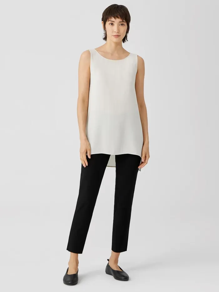 Women Eileen Fisher Pants Shorts and Jumpsuits Washable Stretch Crepe Slim Ankle Pant Black Women Eileen Fisher Pants Shorts and Jumpsuits Washable Stretch Crepe Slim Ankle Pant Black