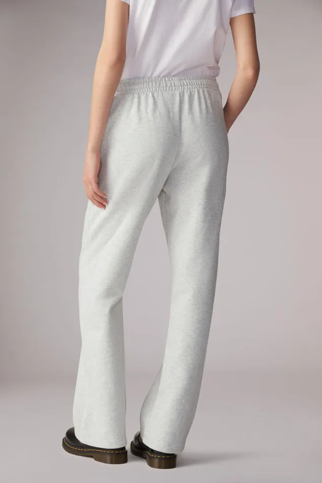 Women Fiorucci Sweatpants and Leggings Logo Straight Leg Joggers Grey Women Fiorucci Sweatpants and Leggings Logo Straight Leg Joggers Grey