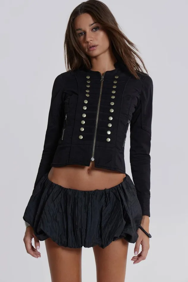 Women Fitted Military Jacket Jaded London Outerwear