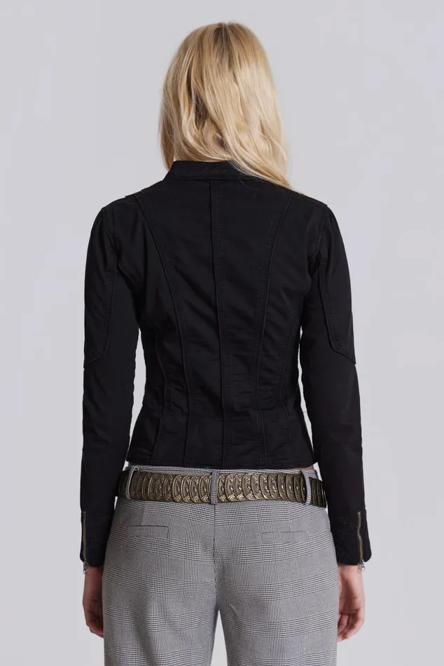 Women Fitted Military Jacket Jaded London Outerwear