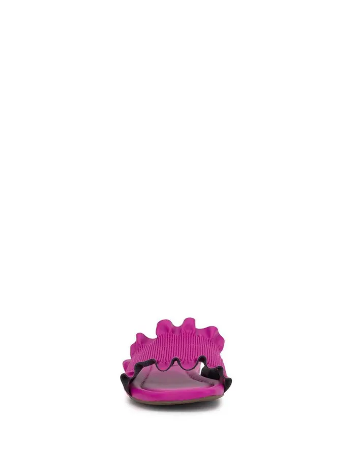 Women Flats Jessica Simpson Camessa Smocked Sandal In Fuschia
