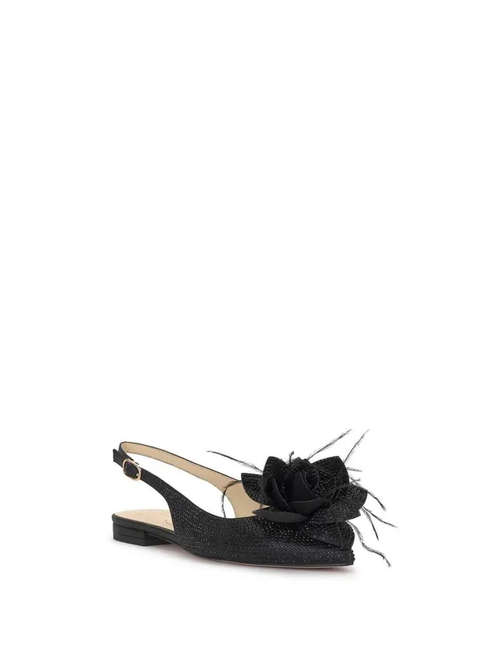 Women Flats Jessica Simpson Evito Sling Back Ballet Flat In Black