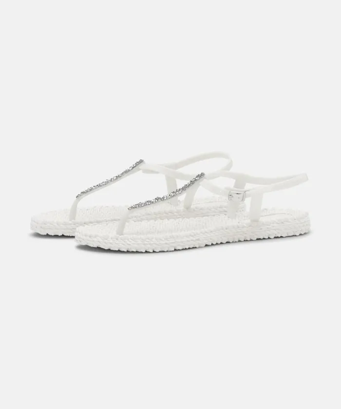 Women Flip Flops Ilse Jacobsen Flip Flops With Rhinstones 8211 Creme Women Flip Flops Ilse Jacobsen Flip Flops With Rhinstones 8211 Creme