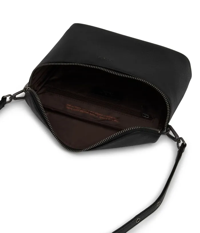 Women Gaia Vegan Belt Bag 8211 Dwell Black Matt and Nat Crossbody
