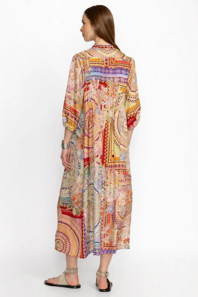 Women GARDEN MOSAIC TILE BRITTA DRESS Gardenmosaic Johnny Was Dresses Women GARDEN MOSAIC TILE BRITTA DRESS Gardenmosaic Johnny Was Dresses
