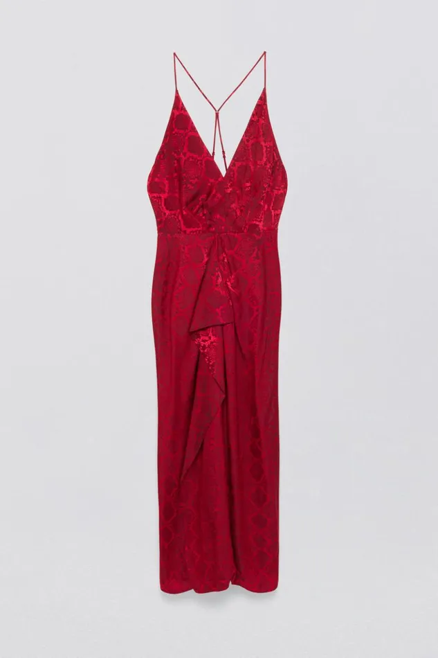 Women Giana Gown Carmine Python Jonathan Simkhai Dresses and Jumpsuits