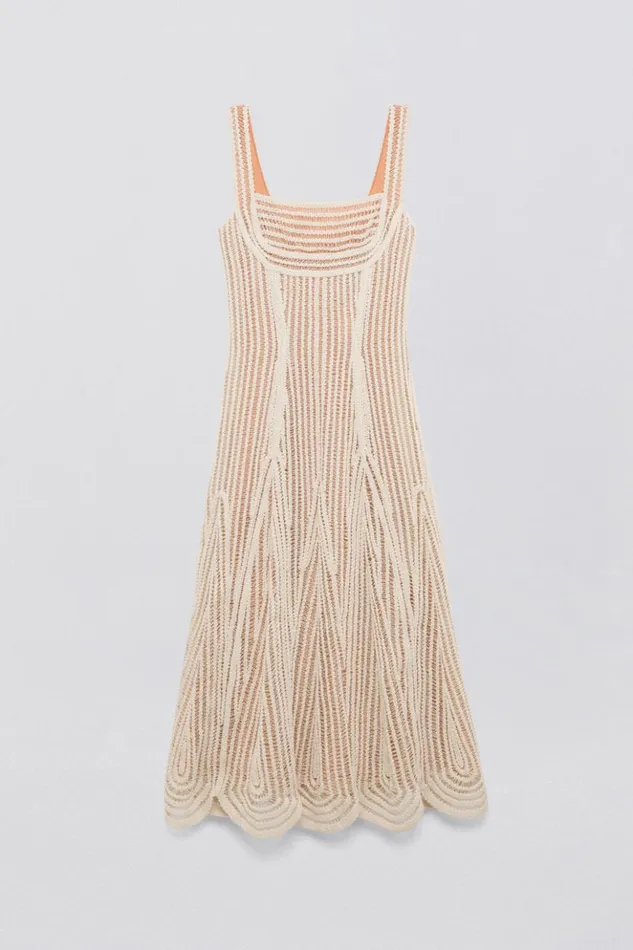 Women Gianetta Dress Natural White Jonathan Simkhai Dresses and Jumpsuits