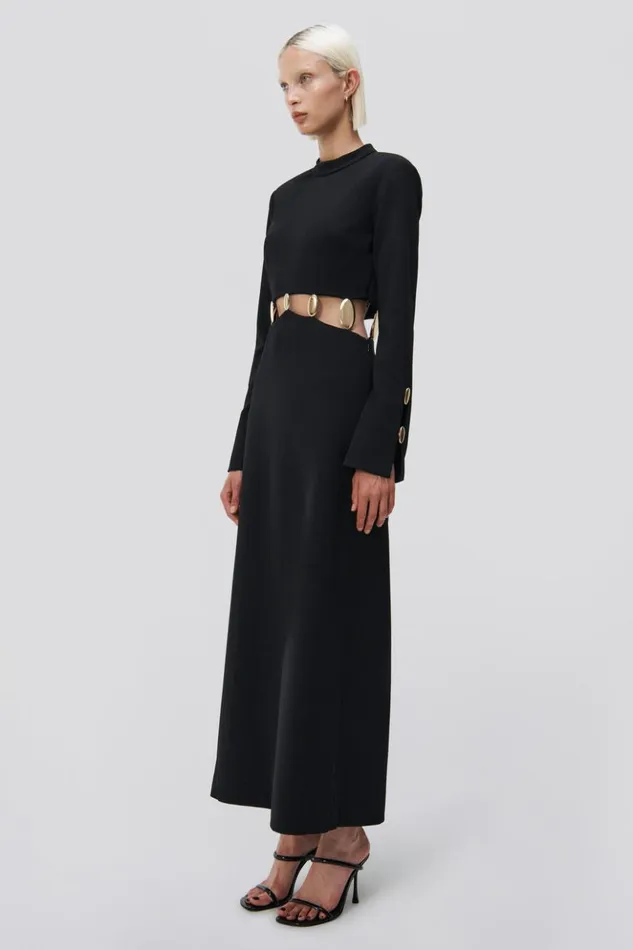 Women Gloria Gown Black Jonathan Simkhai Dresses and Jumpsuits
