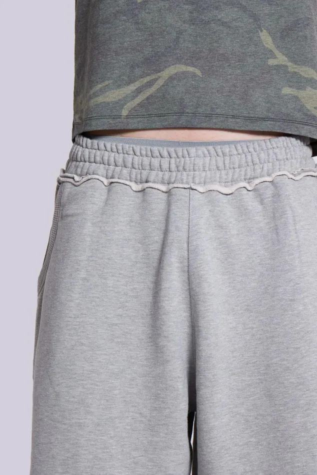 Women Grey Marl Colossus Jersey Shorts Jaded London Shorts and Jorts